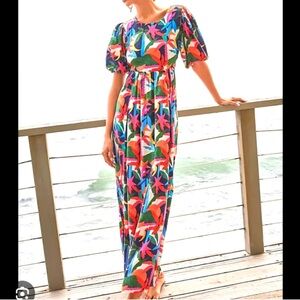 Beach Riot Weston Maxi dress with cutout back NWT